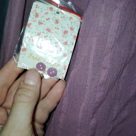 FREE PEOPLE Floral Embroidered Button Up Shirt 🆕 - Picture 11 of 11